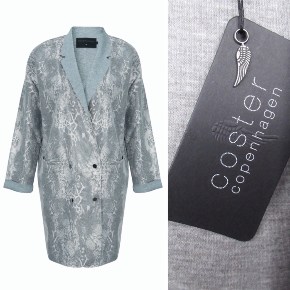 Coster Copenhagen new snake print light jacket 36